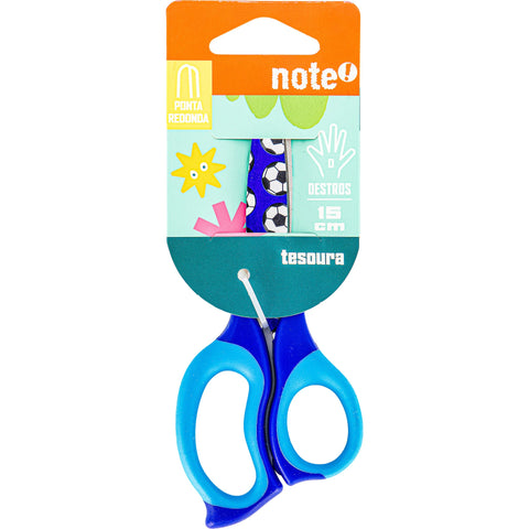 Tesoura 15.5cm Pontas Redondas com Prints (várias opções) Note!