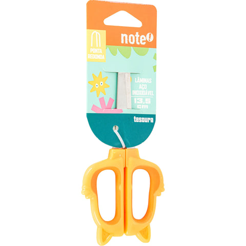 Tesoura 13.5cm Fun Animais Note!