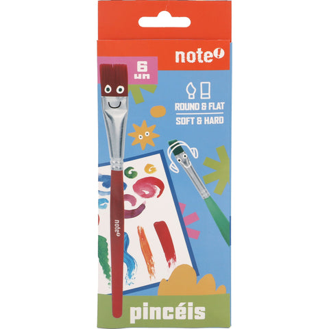 Pack 6 Pinceis Note!