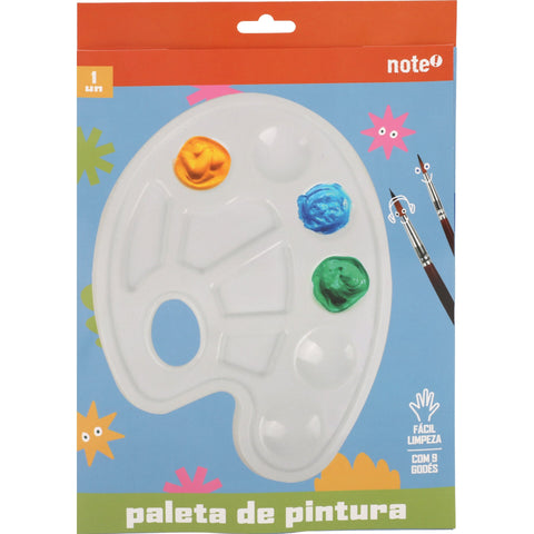 Paleta de Pintura em Plástico com 9 Godés Note!