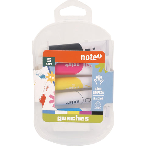 Guache 5x12ml Cores Sortidas Note!