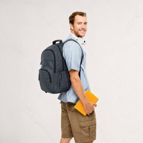 Mochila Dupla Multipocket Dark Blue Note