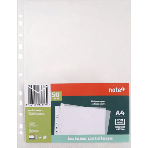 Bolsa Catálogo A4 100 Microns 50 Unidades Note!