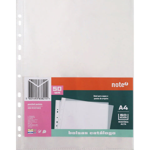 Bolsa Catálogo A4 50 Microns 50 Unidades Note!