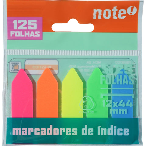 Sinalizador em Seta Coloridos 5 Unidades Neon Note!
