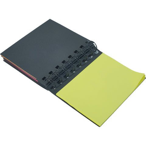 Bloco de Notas Aderentes Espiral 9x25 Folhas de Cores Note!