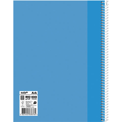 Caderno Espiral A4 Capa Dura Pautado (várias opções) Note!