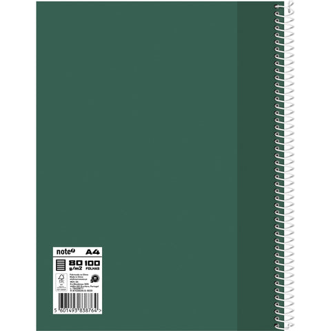 Caderno Espiral A4 Capa Dura Pautado (várias opções) Note!