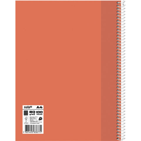 Caderno Espiral Formato A4 100 F 80 G Q Cdura Note!