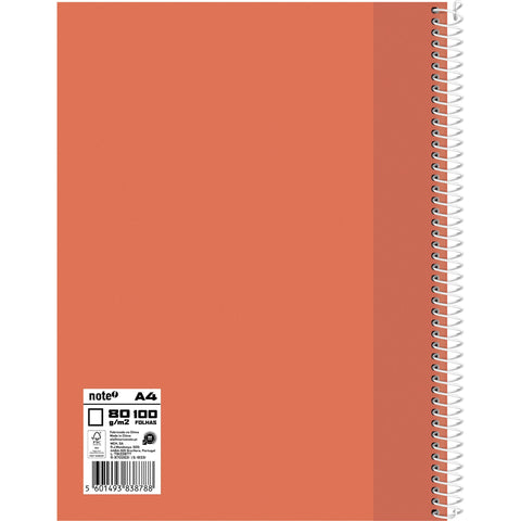 Caderno Espiral A4 Capa Dura Liso (várias opções) Note!