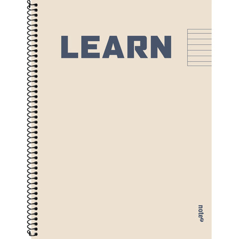 Caderno Espiral A4 Capa Dura Pautado Banda de Cor (várias opções) Note!