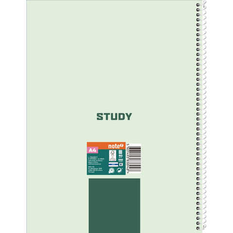 Caderno Espiral Formato A4 Cdura Q 100 F 80 G 5 Banda Note!