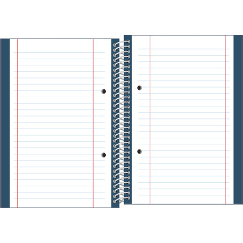 Caderno Espiral Formato A5 Cdura P 100 F 80 G 5 Banda Note!