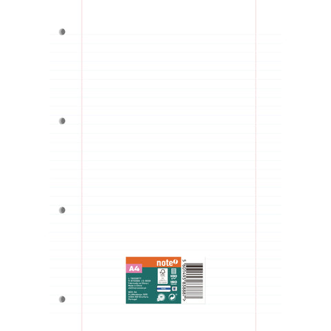Recarga de Papel A4 Pautado 150 Folhas Note!