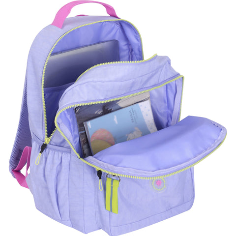 Mochila Puffy Lilas Note!