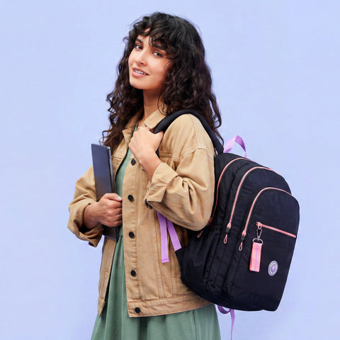 Mochila Puffy Preta Note!