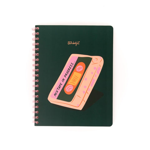 Caderno Formato A5 - Mixtape In Progress