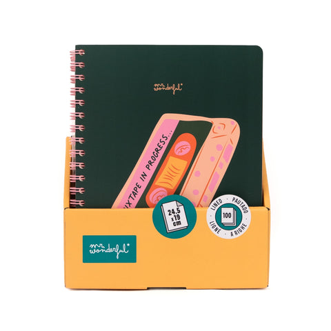 Caderno Formato A5 - Mixtape In Progress