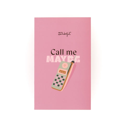 Bloco De Notas - Call Me Maybe