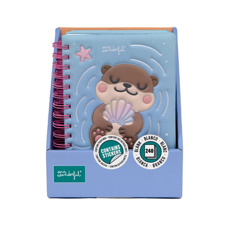 Caderno Formato A5 Squishy - Lazy Otter
