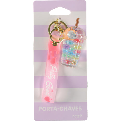 Porta-Chaves Bolhas Com Glitter (várias opções) Note!