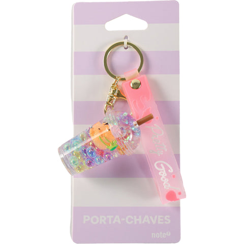 Porta-Chaves Bolhas Com Glitter (várias opções) Note!