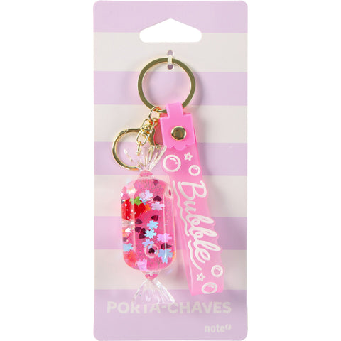Porta-Chaves Bolhas Com Glitter (várias opções) Note!