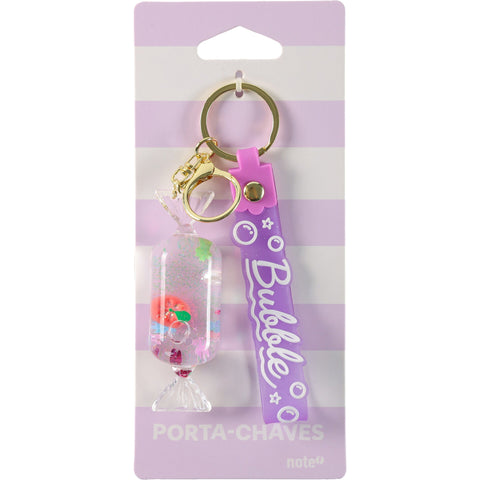 Porta-Chaves Bolhas Com Glitter (várias opções) Note!