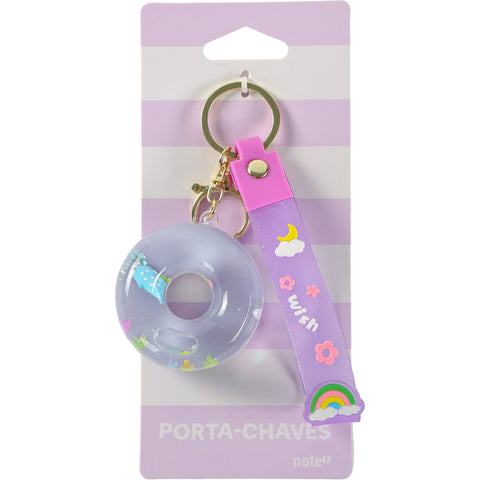 Porta-Chaves Bolhas Com Glitter (várias opções) Note!