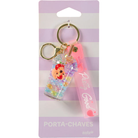 Porta-Chaves Bolhas Com Glitter (várias opções) Note!