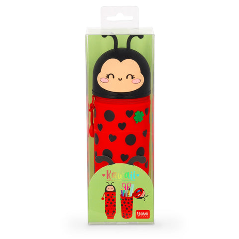 Estojo Silicone Kawaii - Joaninha