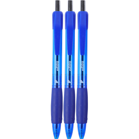 Esferográfica Retrátil 1mm Azul 3 Unidades Note!