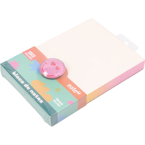 Bloco Notas 10x14cm 150 Folhas Com Iman (várias opções) Note!
