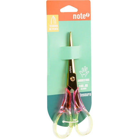 Tesoura 16.5cm Neon Note!