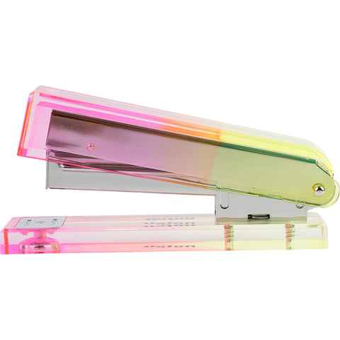 Agrafador Neon com Recarga de 1000 Agrafos 26/6 Note!