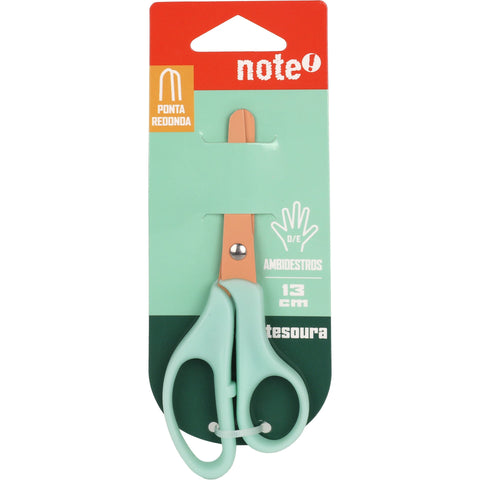 Tesoura 13cm para Ambidestros Pastel (várias opções) Note!
