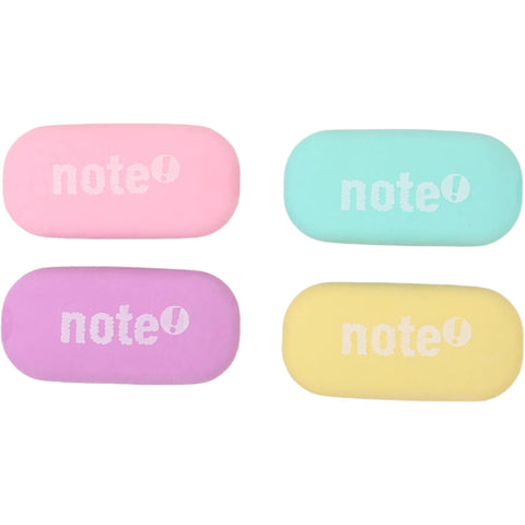 Borracha Pastel 4 Unidades Note!
