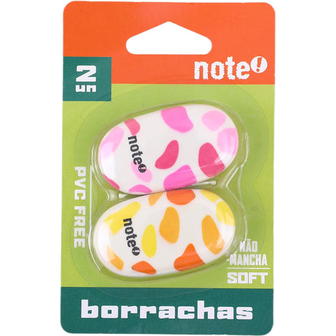 Borracha Oval Soft 2 Unidades Note!