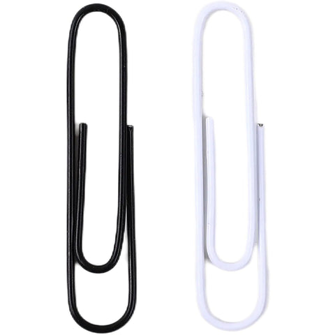 Clips 50mm Branco e Preto 80 Unidades Note!