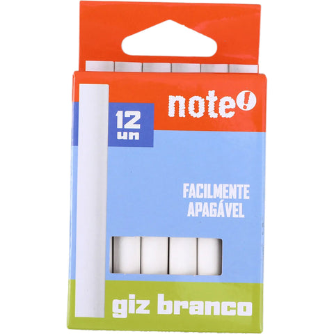 Giz Branco 12 Unidades Note!