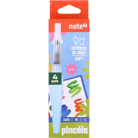 Pincel com Depósito de água Recarregável Diferentes Pontas 4 Unidades Note!