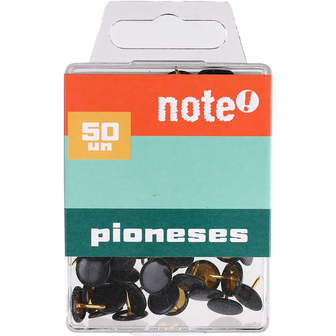 Pioneses Pretos 50 Unidades Note!