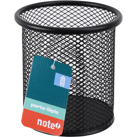 Porta Lápis Metal Preto Note!