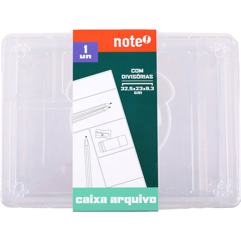Caixa para Organização com Divisórias 32.5x23x9.cm Note!