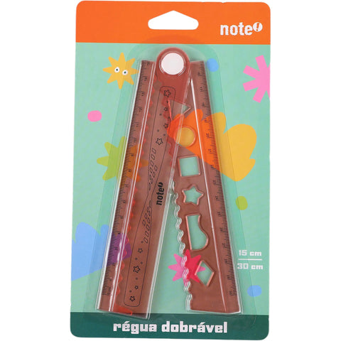 Régua Dobrável Fun 15-30cm Note!
