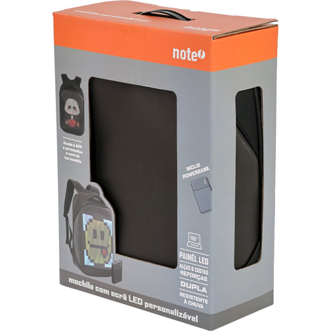 Mochila Led Com Powerbank Note!