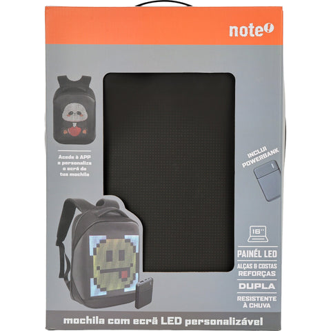 Mochila Led Com Powerbank Note!
