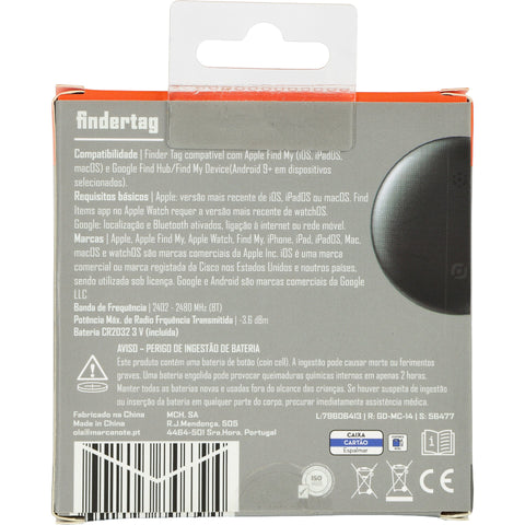 Findertag Wireless Preta Note!