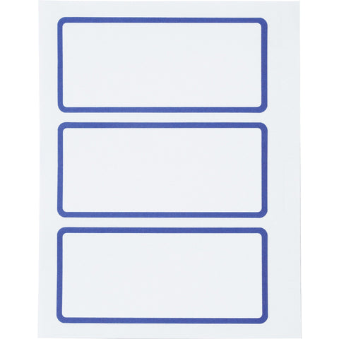 Etiquetas Adesivas 34x75mm Rebordo Azul 21 Unidades Note!