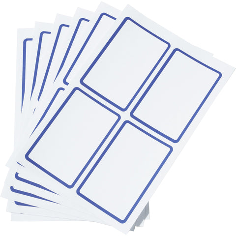 Etiquetas Adesivas 41x65mm Rebordo Azul 24 Unidades Note!